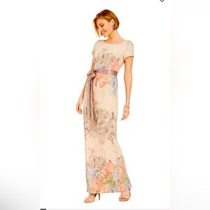 Adrianna Papell's elegant column gown